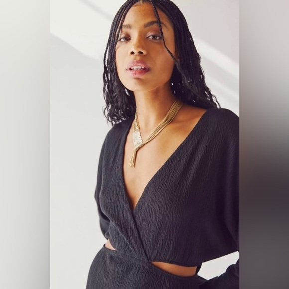 NWOT Free People Stasia Mini Dress In Rebel Red - Size Medium - Picture 5 of 11